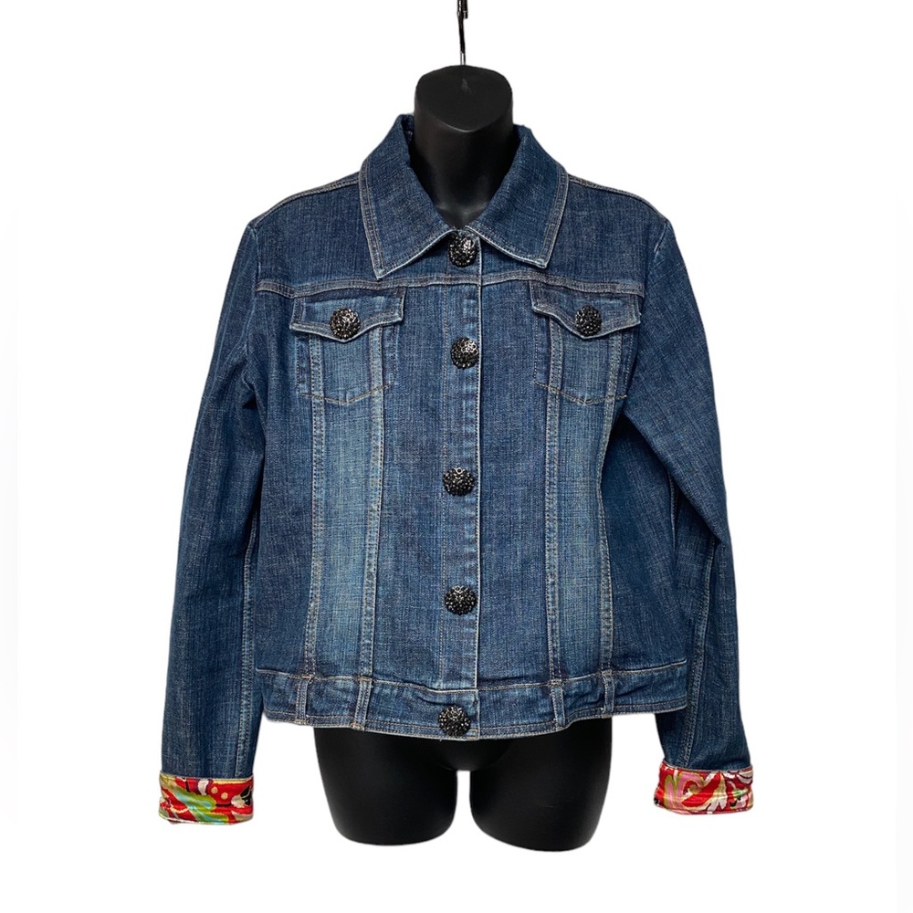 Acorn Darker Wash Trucker Style Jean Jacket